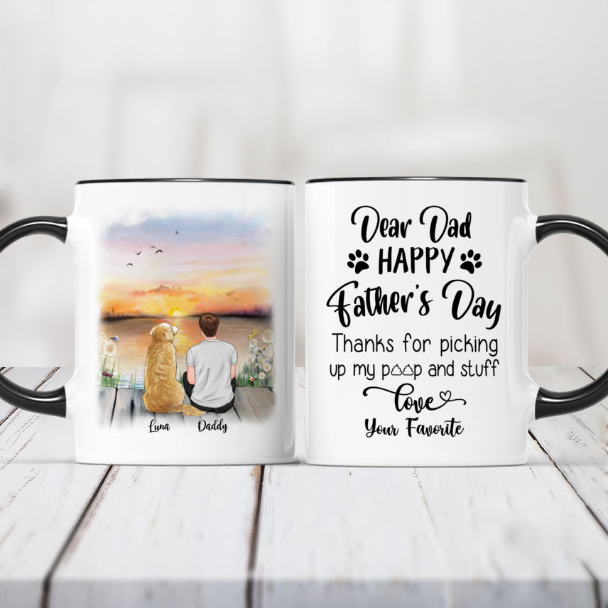 Dad's Favorite Turds Customized coffee mug, Personalized gift, Funny F -  PersonalFury