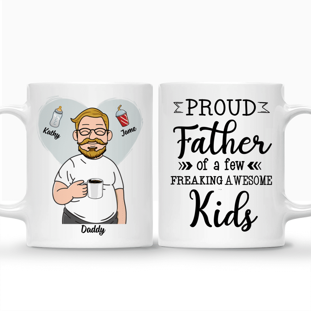 Proud Mom of Freaking Awesome Son Mug Personalized – Personalized