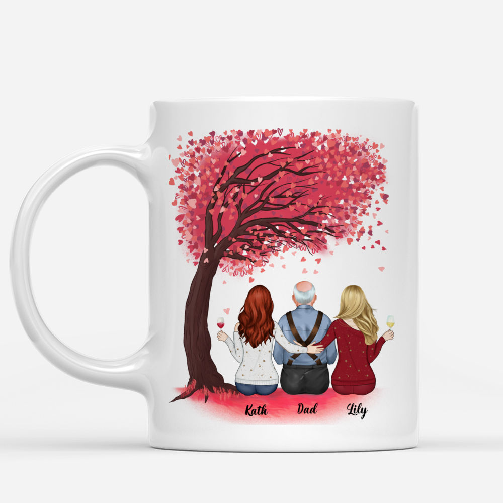 Personalized Mug - Family - The Love Between A Father And Daughters Is Forever (N)_1