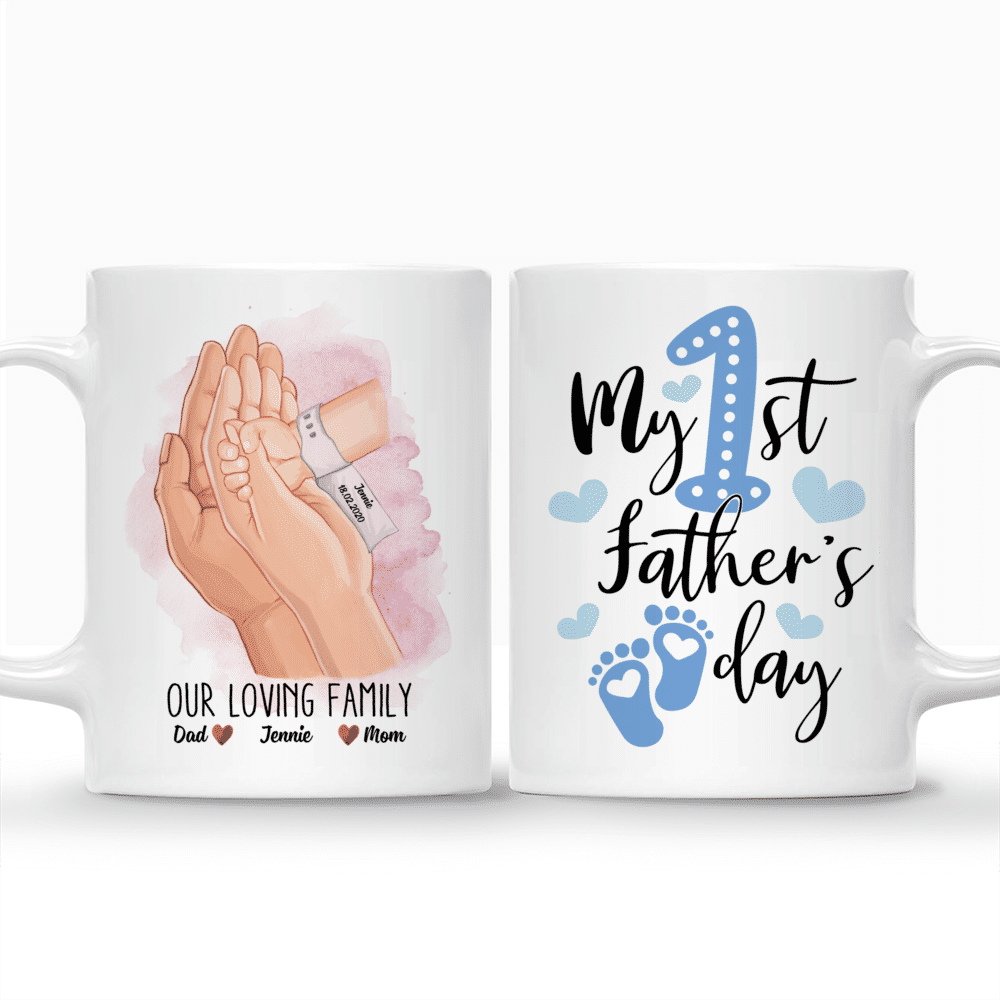 Personalized Mug - Family Mug - My 1st Fathers Day_3