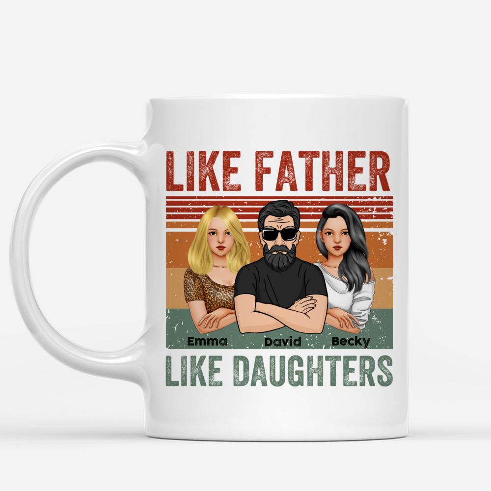 Personalized Mug - Father's Day - Like Father Like Daughters (M)_1