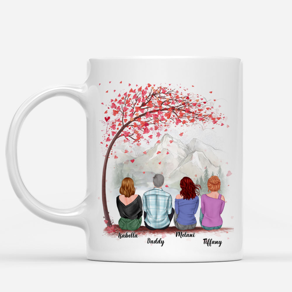 Personalized Mug - Dad & Children - Dad, No matter how big we get. We will always reach for you 3 - Mugs 3D_1