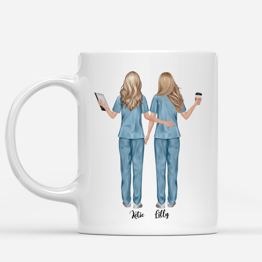 Personalized Nurse Mug - Chance Made Us Colleagues Custom Mug | Gossby_1