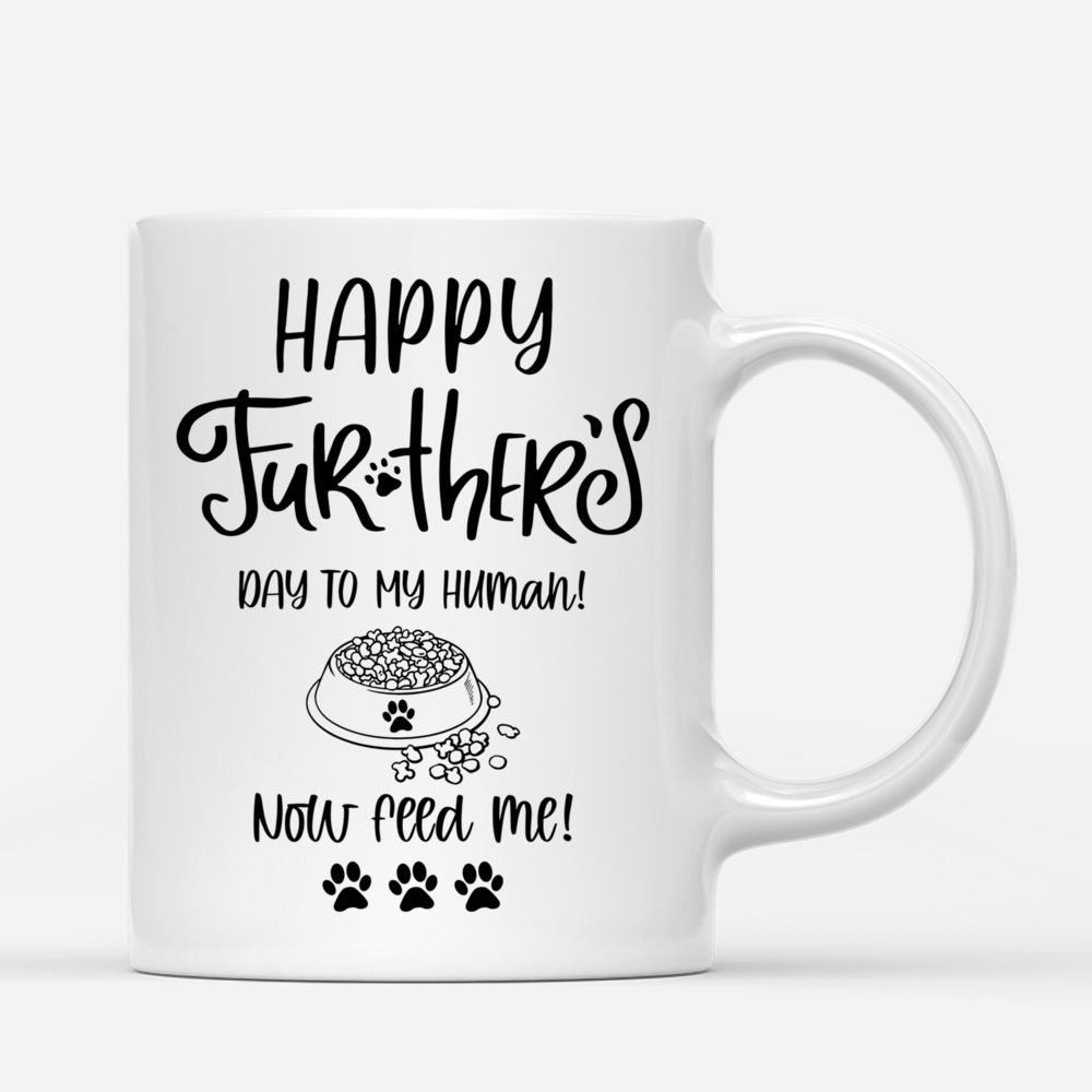 Personalized Mug - Man and Dogs - Happy Fur-ther's Day_2