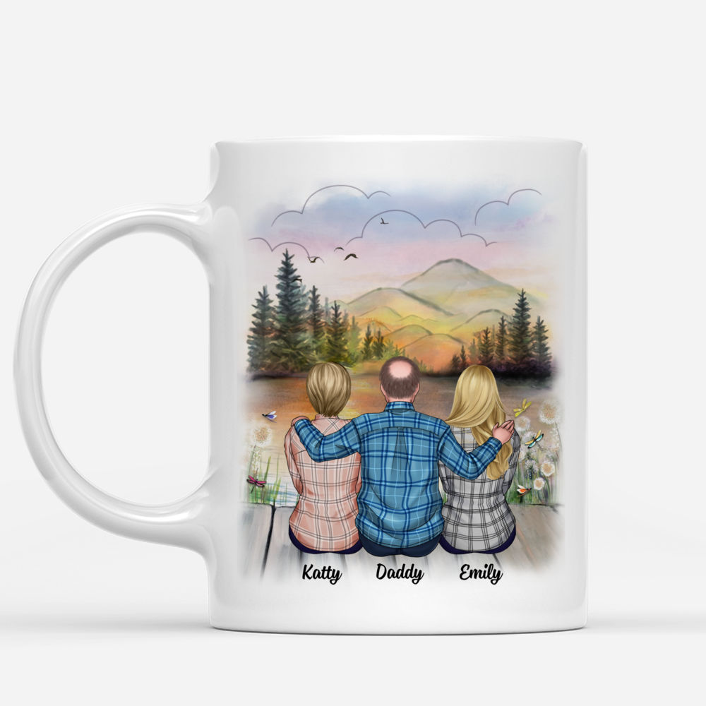 Personalized Mug - Father & Children (S) - Like Father Like Daughters - 2D_1