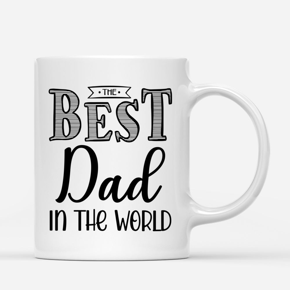 BEST DAD SCRIPT | Personalized Metal Coffee Mug