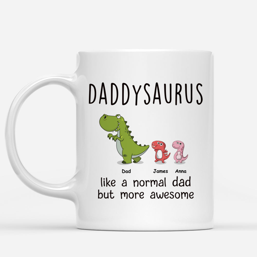 Fathers Day Mug - Daddysaurus - M1 | Personalized Mugs | Gossby