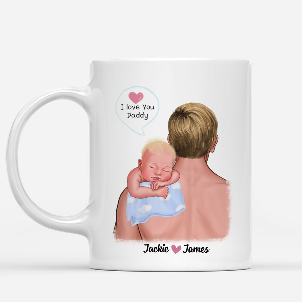 Dad And Daughter Dadasaurus Funny Personalized Mug - Vista Stars