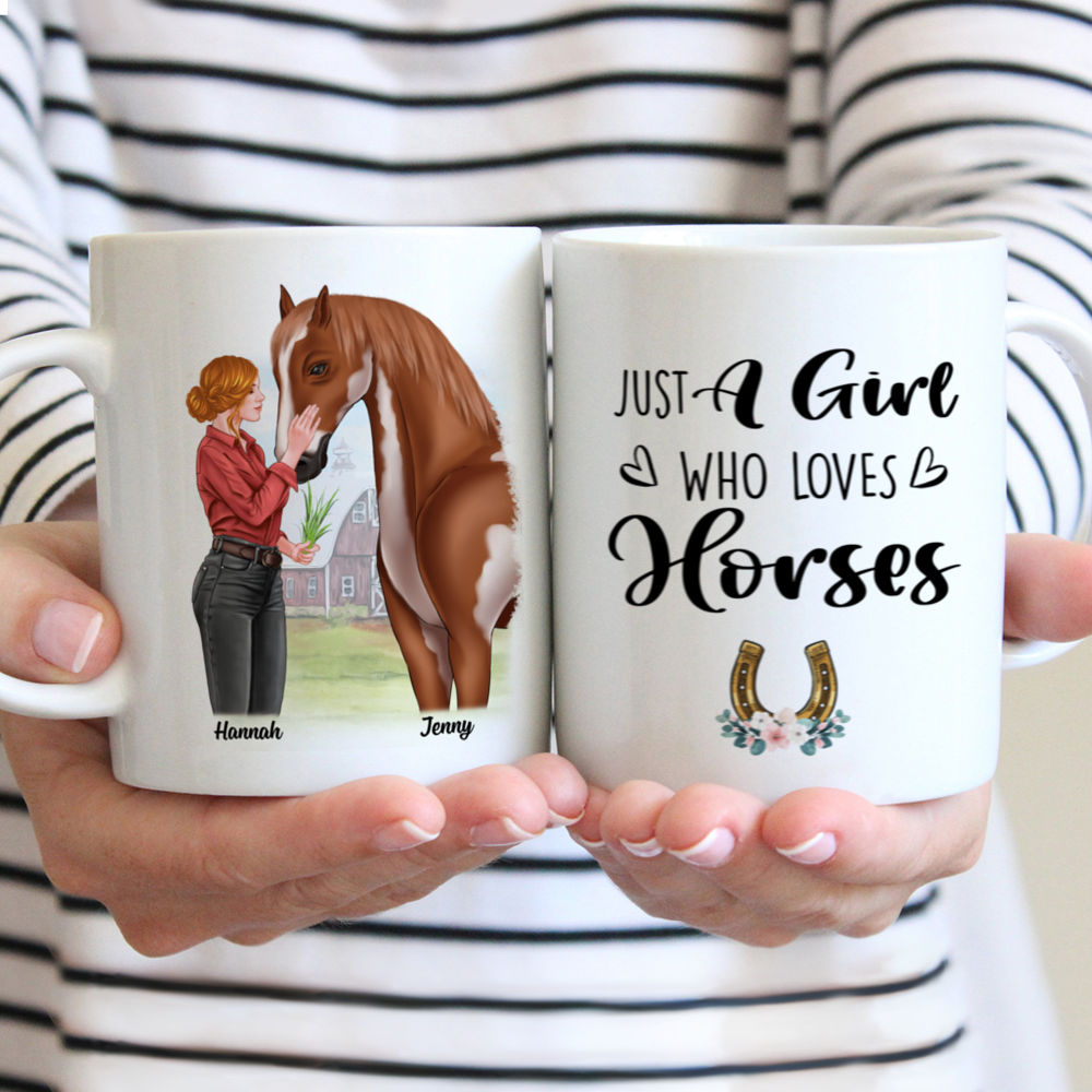 Personalized Mug - Horse Lovers - Just A Girl Who Loves Horses