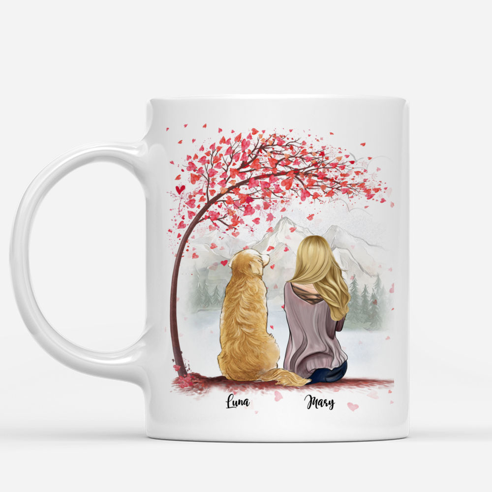 Personalized Mug - Girl and Dogs - Life Is Better With Dogs - Love (N)_1