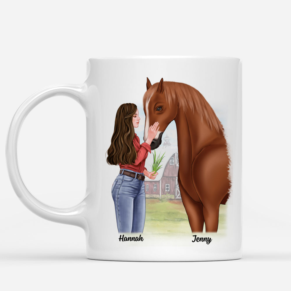 Personalized Mug - Horse Lovers - You are my happy place_1