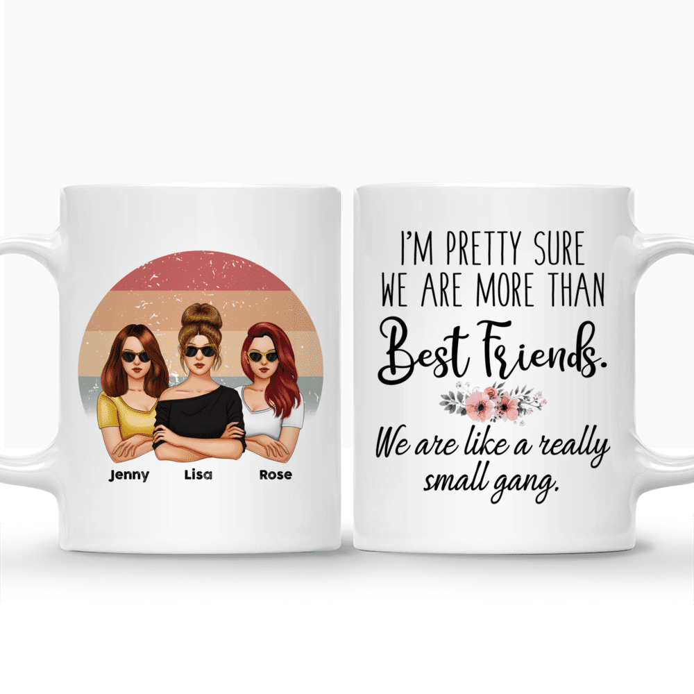 Personalized Mug - Friends - I'm Pretty Sure We Are More Than Best Friends We Are Like A Really Small Gang (V3)_5