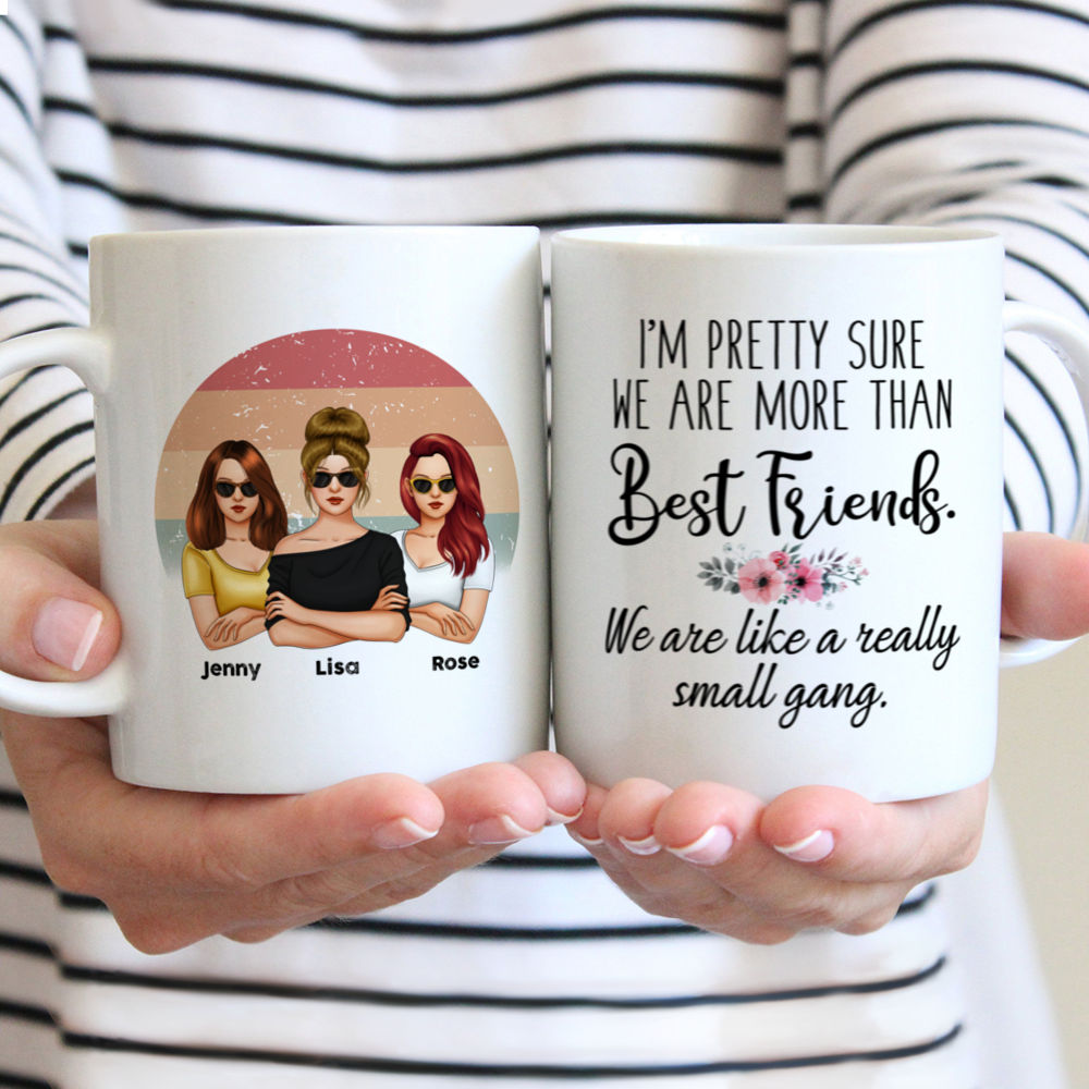 Personalized Mug - Friends - I'm Pretty Sure We Are More Than Best Friends We Are Like A Really Small Gang (V3)_2