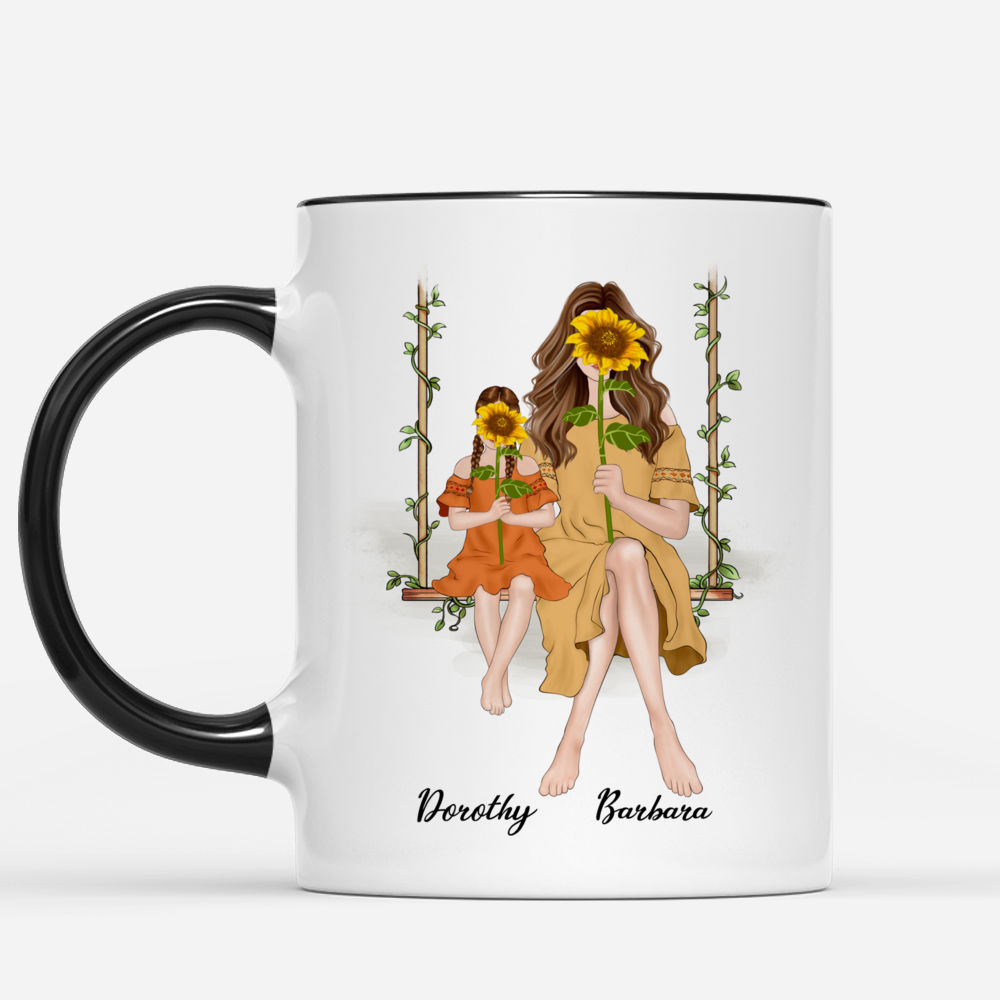 Personalized sunflower mom mug, raising wildflowers, mom mug with names –  Factory21 Store