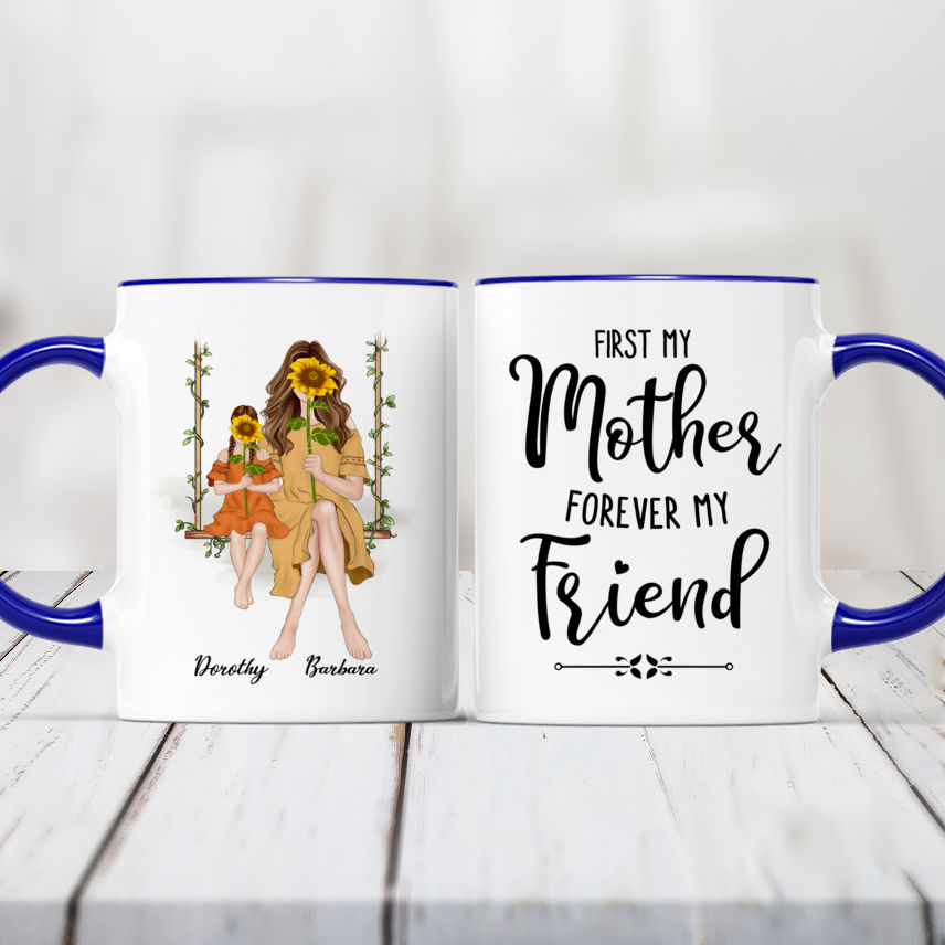 Personalized sunflower mom mug, raising wildflowers, mom mug with names –  Factory21 Store