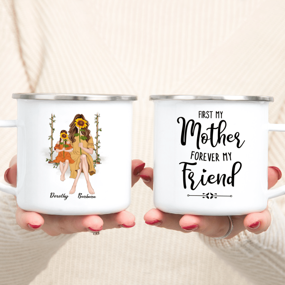 Personalized sunflower mom mug, raising wildflowers, mom mug with names –  Factory21 Store