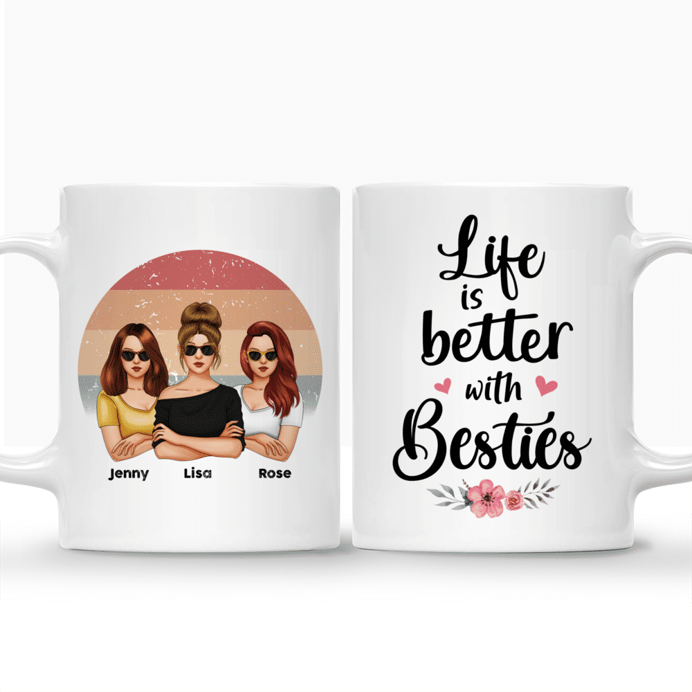 Friends - Life Is Better With Besties (V3) - Personalized Mug_5