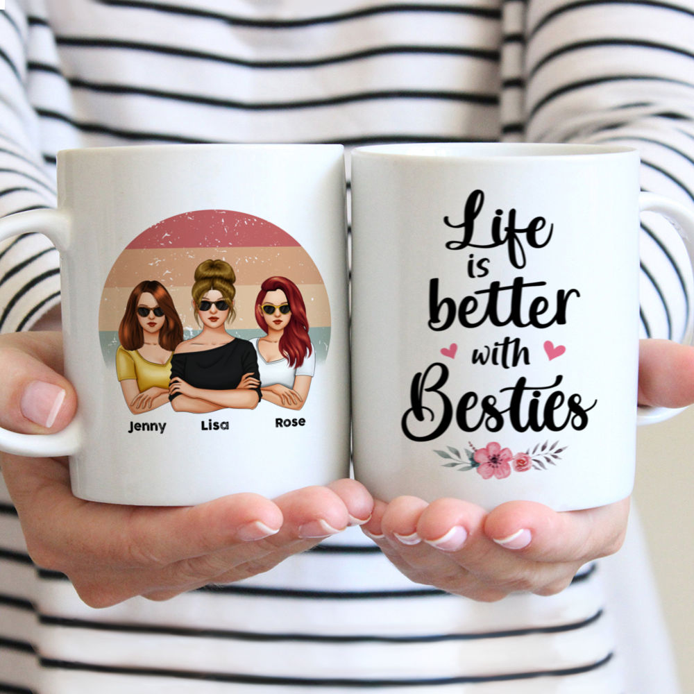 Personalized Mug - Friends - Life Is Better With Besties (V3)_2