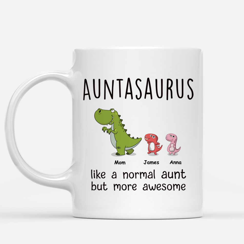 Personalized Family Mug Auntasaurus Gossby