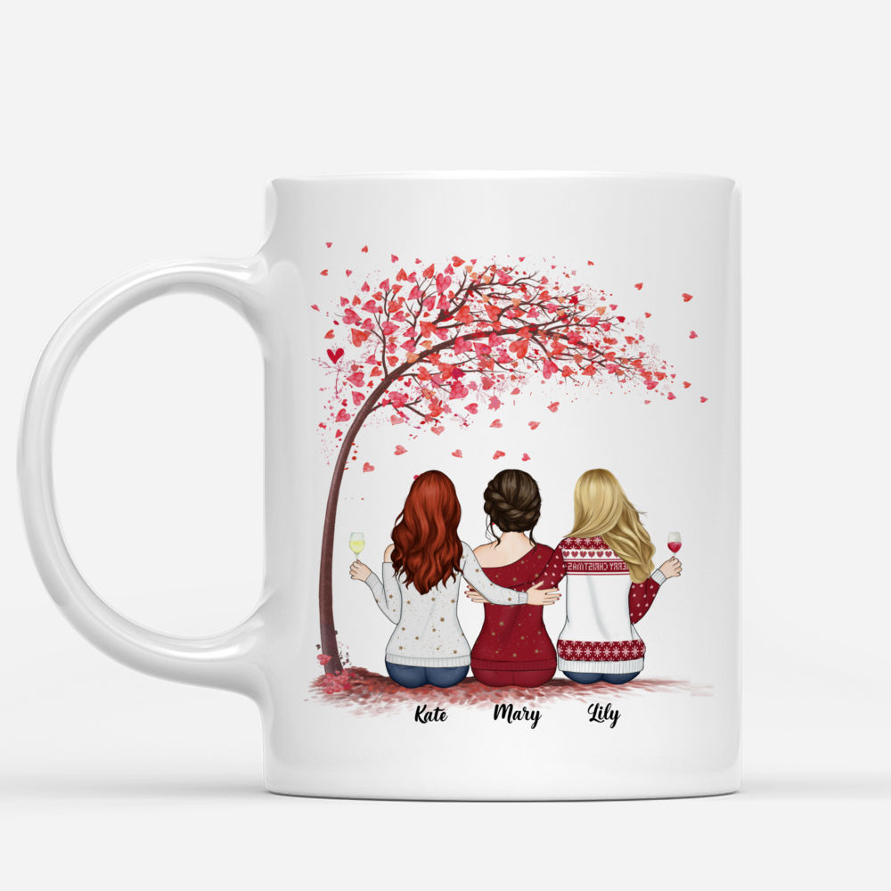 Up to 6 Sisters - I Would Bite A Shark For You Sisters - Love (N) - Personalized Mug_1