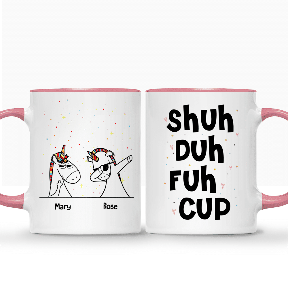 Shuh Duh Fuh Cup - Engraved Stainless Steel Tumbler, Yeti Style Cup, Cute  Unicorn