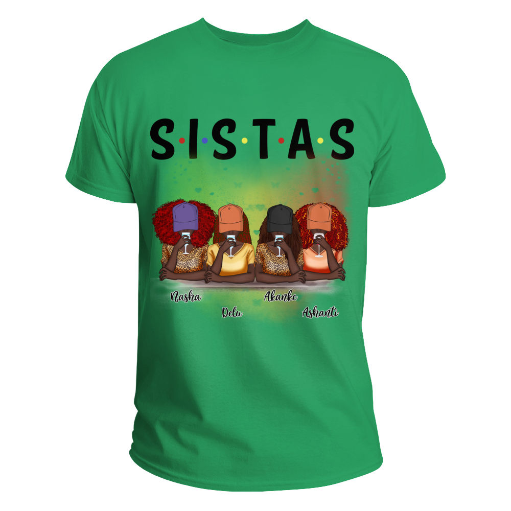 Personalized Shirt - Sisters - Sisters Afro Women_2