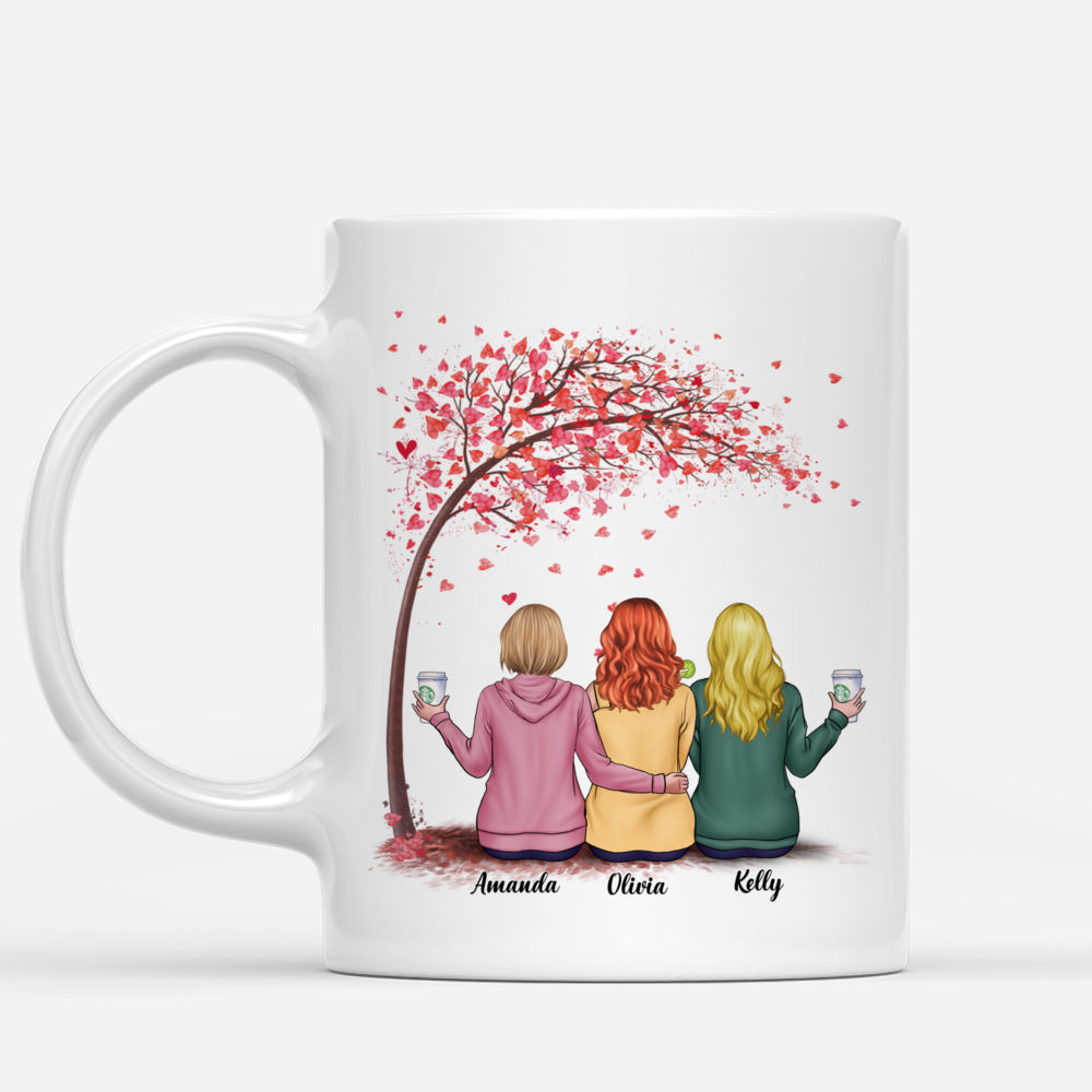 Love Tree - Life Is Better With Sisters (3) - Personalized Mug_1