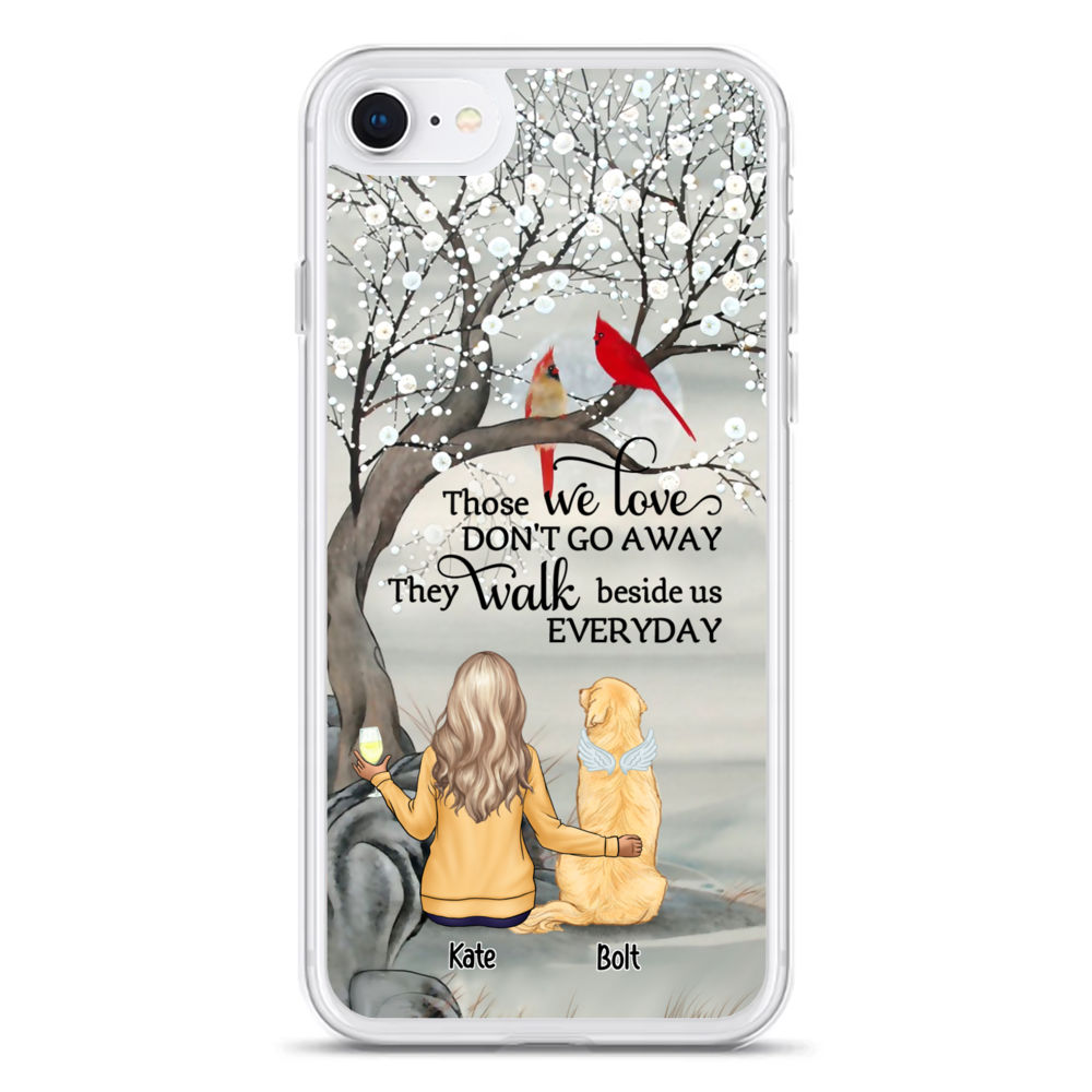 Memorial Phone Case - Those we love don't go away. They walk beside us everyday_4