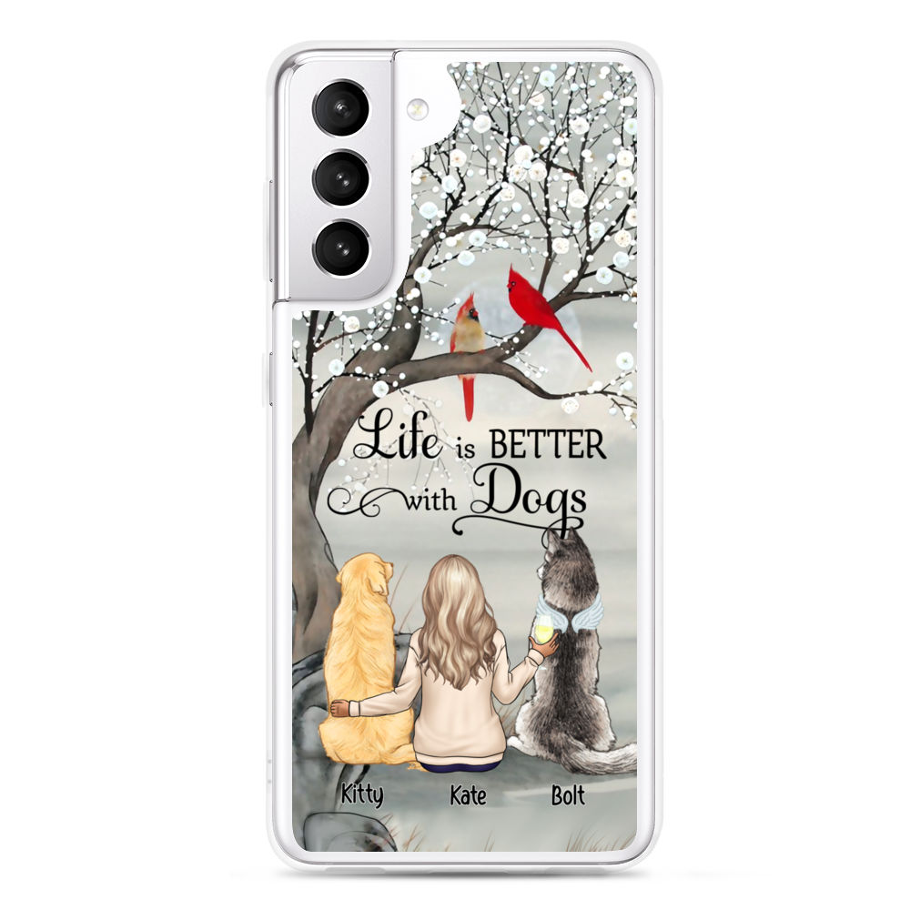 Memorial Phone Case - Life is better with dogs