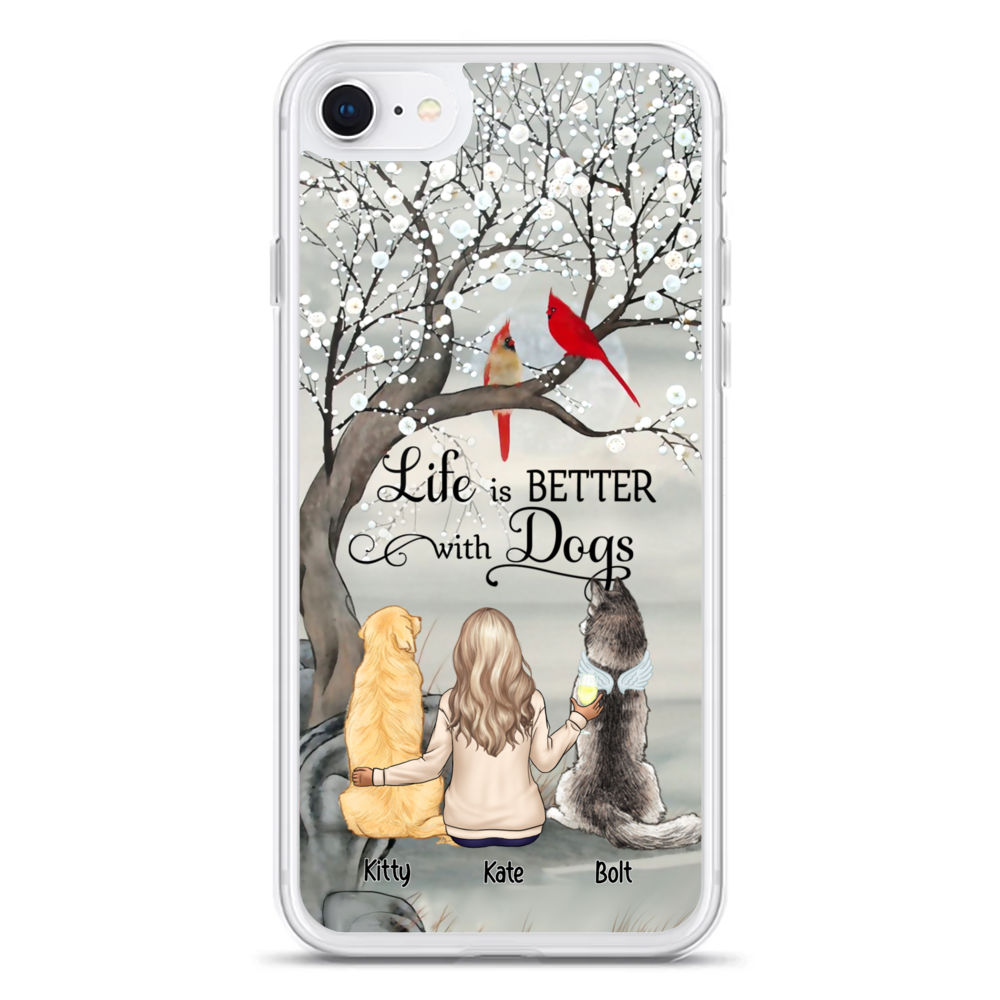 Memorial Phone Case - Life is better with dogs_4