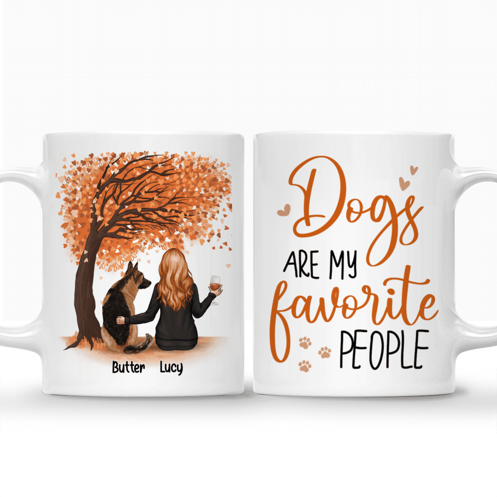 Personalized Mug - Dog Parents - Dogs are my favorite people (L)_4