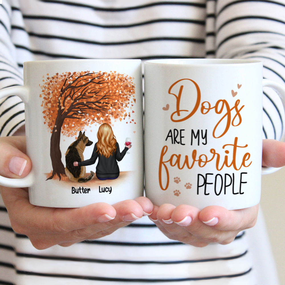 Personalized Mug - Dog Parents - Dogs are my favorite people (L)_1