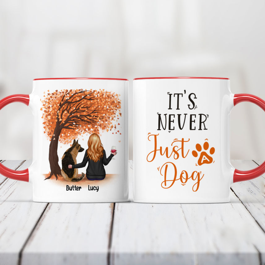 Personalized Mug - Dog Parents - It's never just a dog