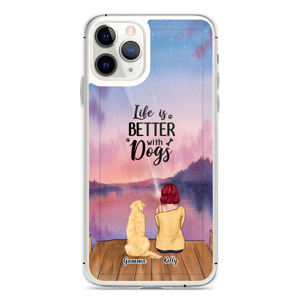 Memorial Phone Case - Life is better with dogs