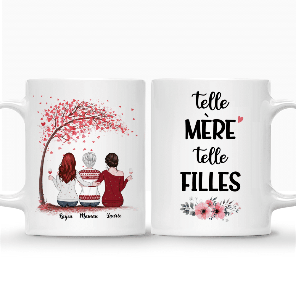 Personalized Mug - Mère & Filles - Telle mère, telles filles (N - French)_3