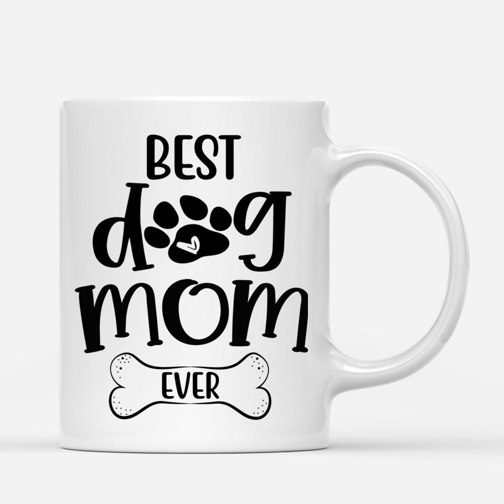 Personalized Mug - Girl and Dogs - Best Mom Ever (M)_2