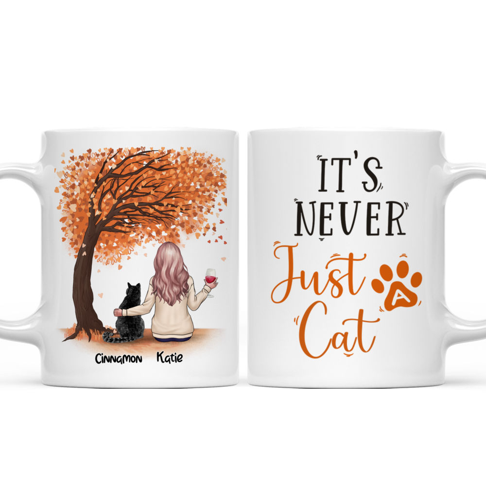 Personalized Mug - Cat Parent - It's never just a cat_3