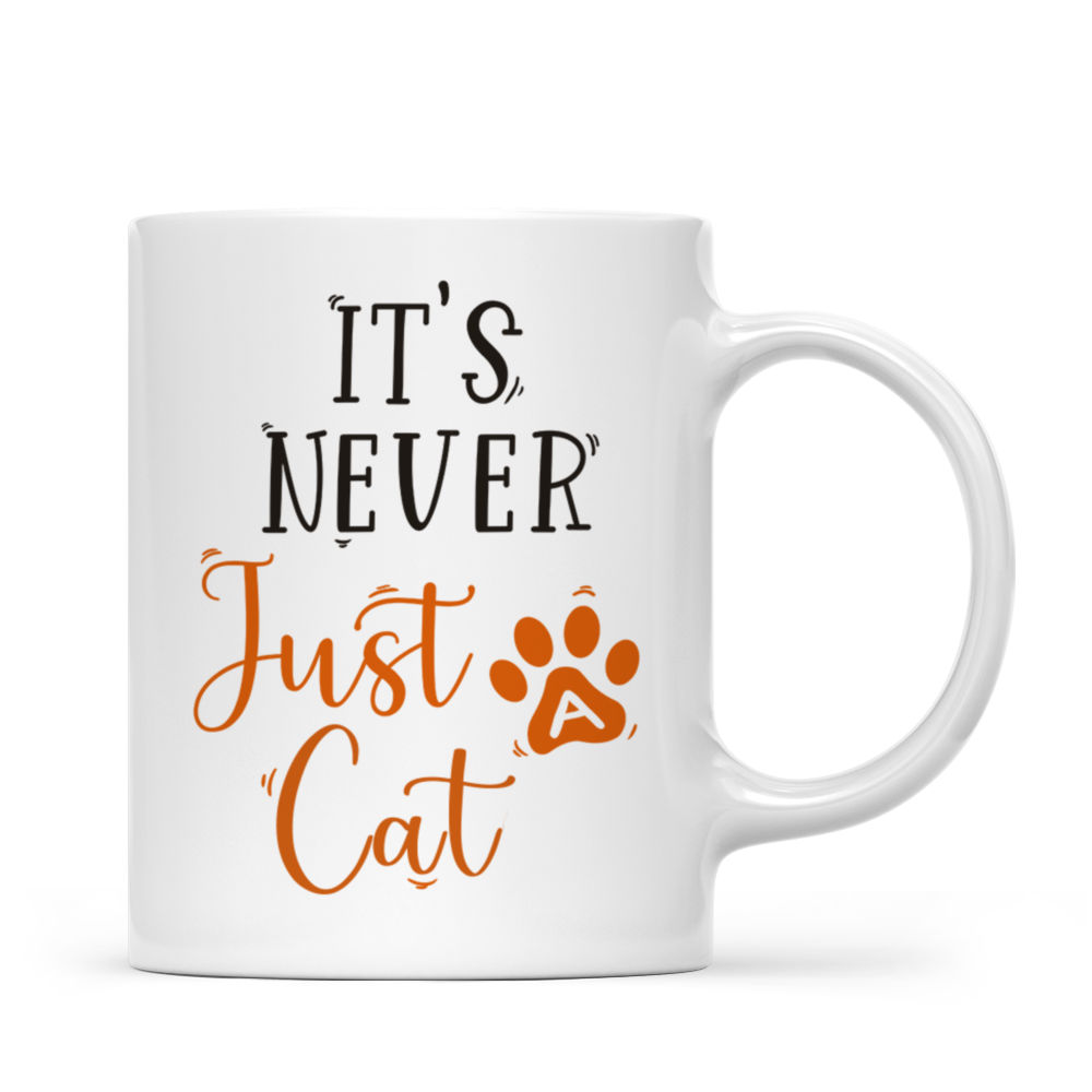 Cat Parent - It's never just a cat - Personalized Mug_2