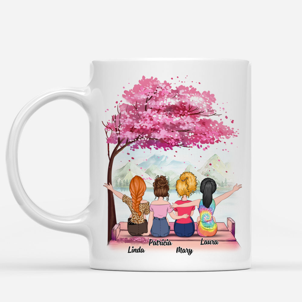 Sisters - Up to 4 Sisters - I Would fight a bear for you sisters (TL1) - Personalized Mug_2