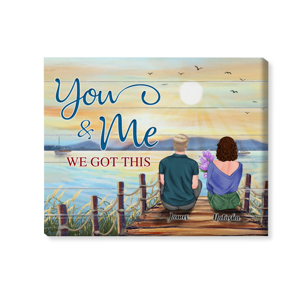 Personalized Wrapped Canvas - Husband & Wife - You are my always & forever - Valentine Gift For Wife, Husband, Couple Gifts_1