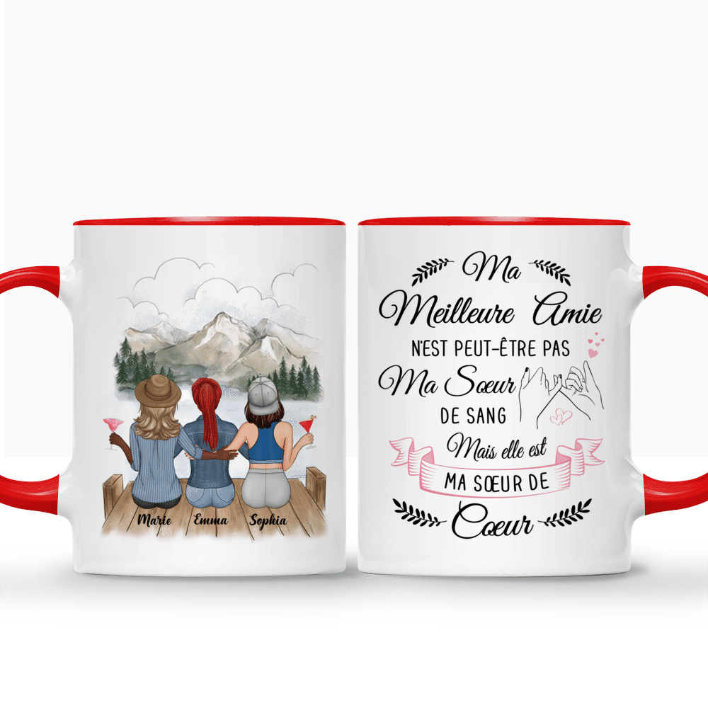 Mug Personnalisé - Sœur De Cœur - TESCADEAUX