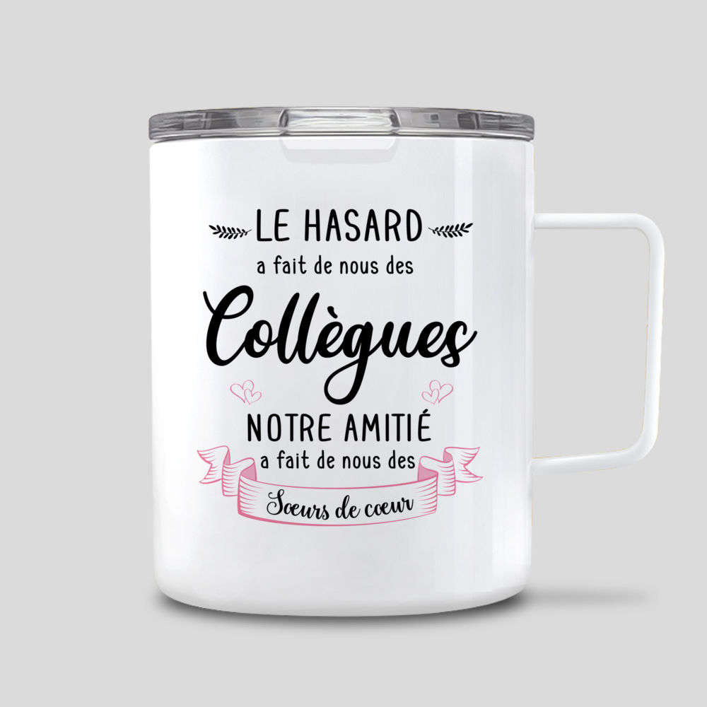 Mug personnalisable – Le hasard a fait de nous des collègues, la