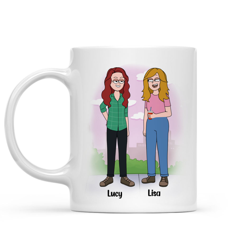 Personalized Mug - Modern Girls - Apparently We're Trouble When We Are Together Who Knew_1