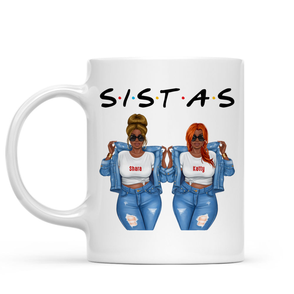 Personalized Mug - Up to 7 Women - Life Is Better With Sisters (5363)_1