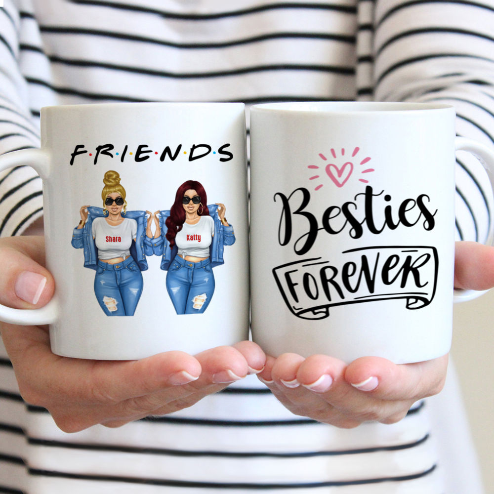 Personalized Mug - Up to 7 Women - Besties Forever (5363)