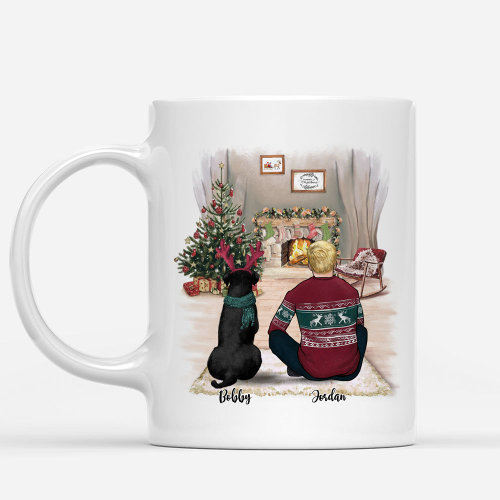 Personalized Mug - Man and Dogs - Best Friends_1