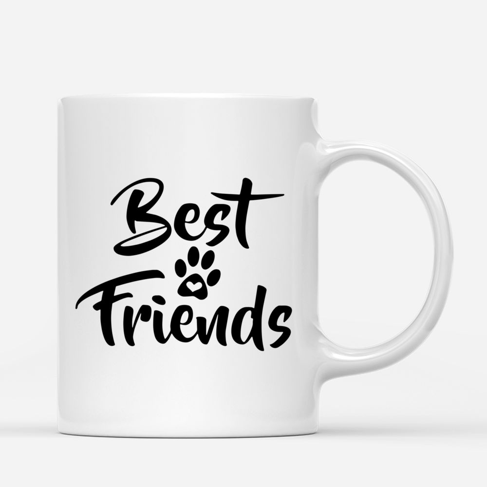 Personalized Mug - Man and Dogs - Best Friends_2
