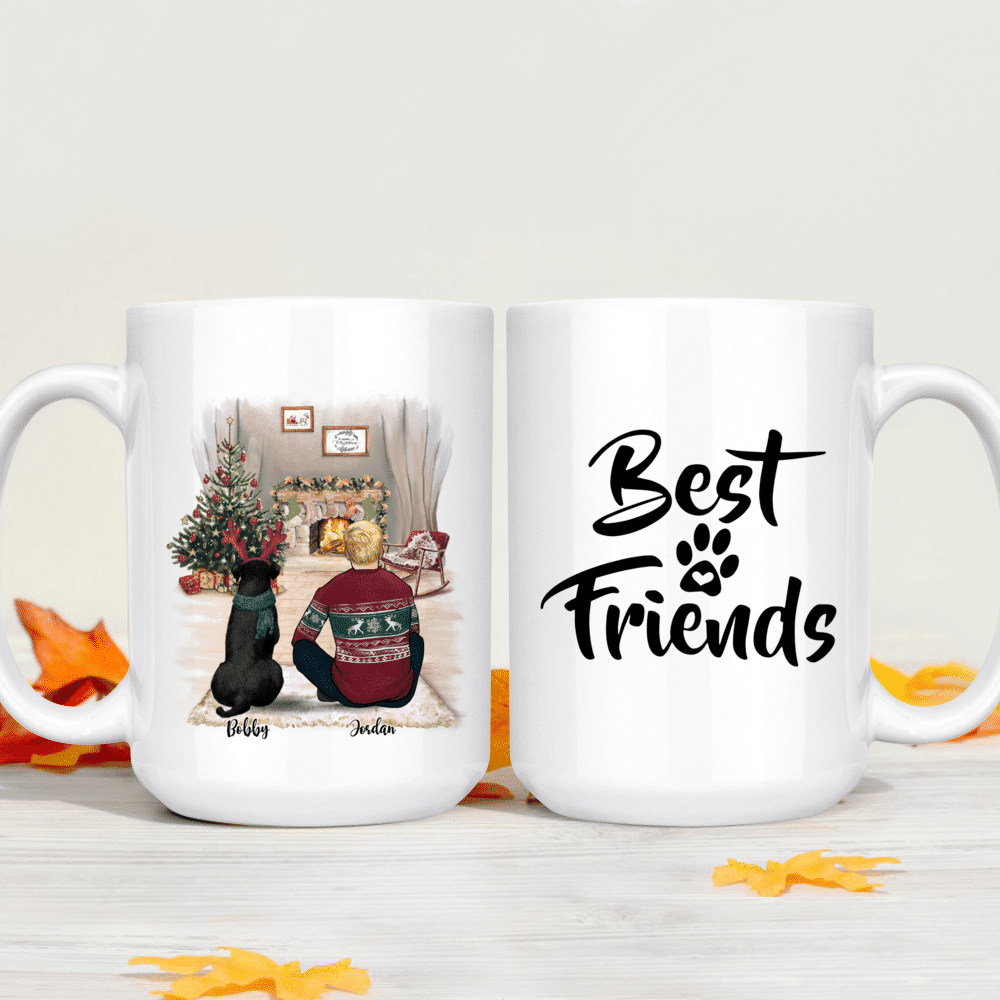 Personalized best friend mug - Wooden Dock