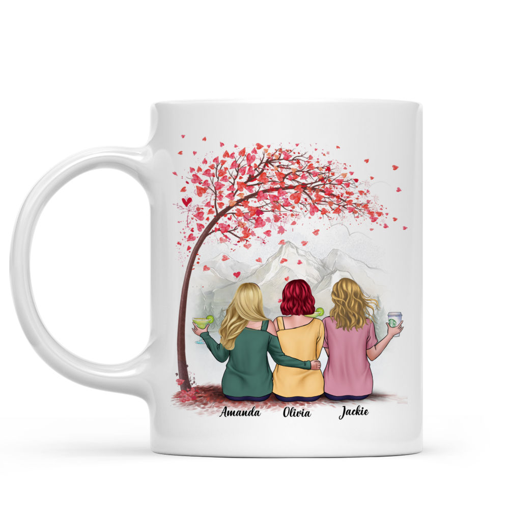 Personalized Mug - Love Tree - I'd Walk Through Fire For You Sisters...(M)_1