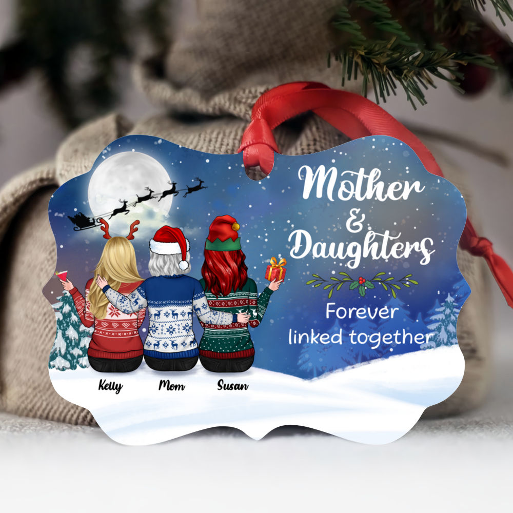 Personalized Ornament - Mother and Sons - Xmas Ornament - Mother